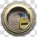 Sphere   the new variation, round beige and brown frame transparent background PNG clipart