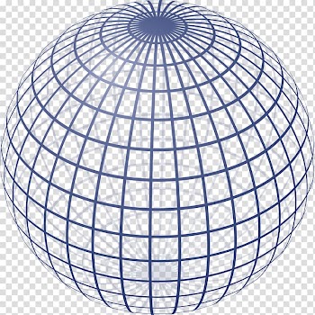 Sphere Website wireframe Wire-frame model Two-dimensional space Geometry, 3d three dimensional flower transparent background PNG clipart