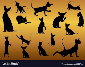 sphinx cat silhouette