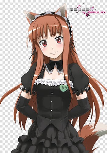 Spice and Wolf Anime Gray wolf , Spice And Wolf transparent background PNG clipart