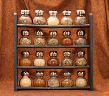 Spiced Rack with Mini Spice Jars