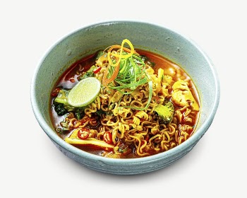 Spicy noodle  collage element | Free PSD - rawpixel