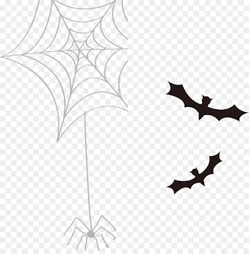 Spider, Desktop Wallpaper, Halloween, Blackandwhite, Leaf PNG