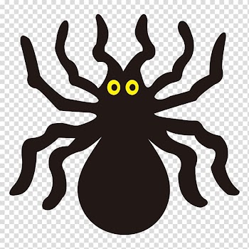 Spider Funny Halloween Pumpkins, Halloween cartoon spider transparent background PNG clipart