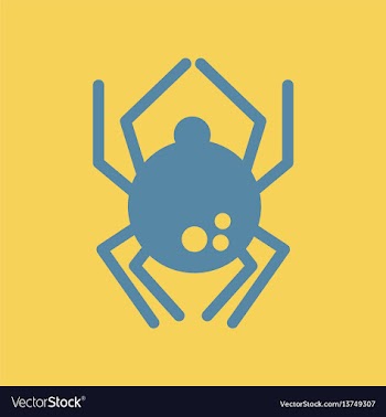 Spider insect vector image