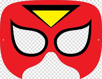 Spider-Man Diana Prince Mask Template , superhero transparent background PNG clipart