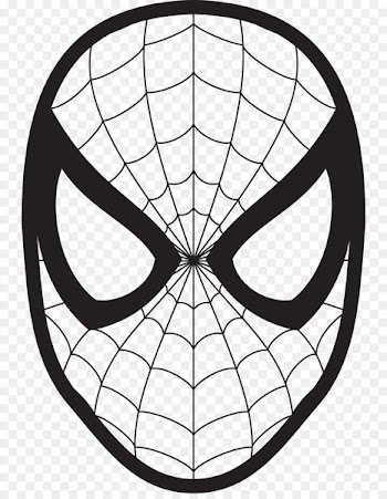 Spider-Man Drawing Face Coloring book Clip art - Spider-Man Mask Cliparts 