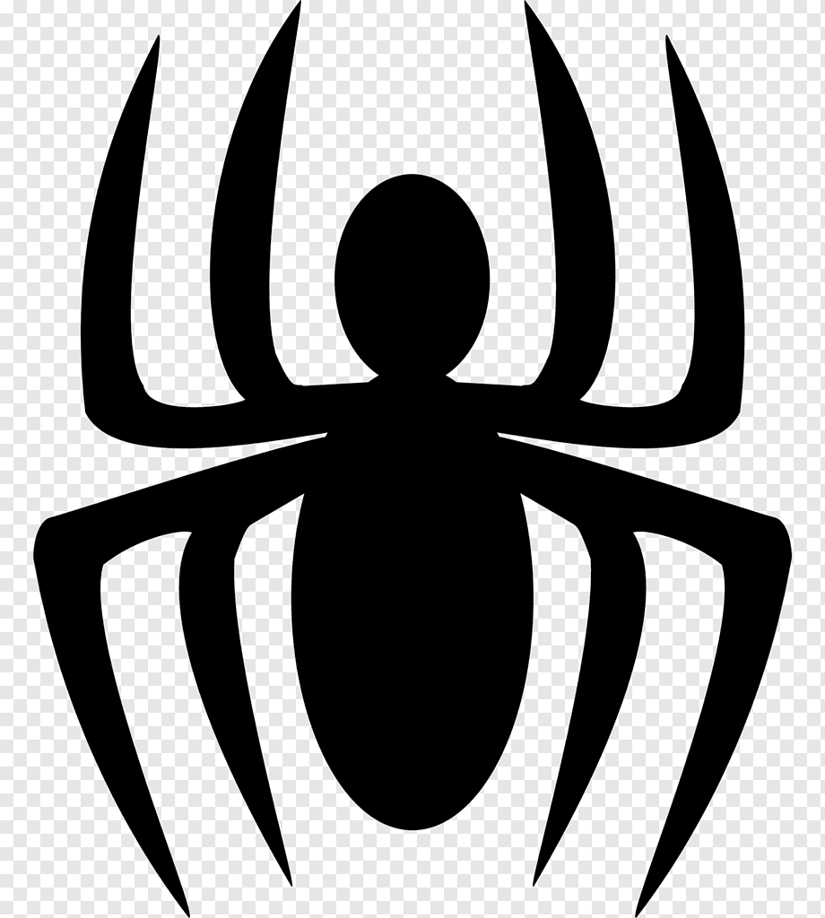 Spider-Man logo, Spider-Man YouTube Stencil, spider, leaf, heroes, logo png