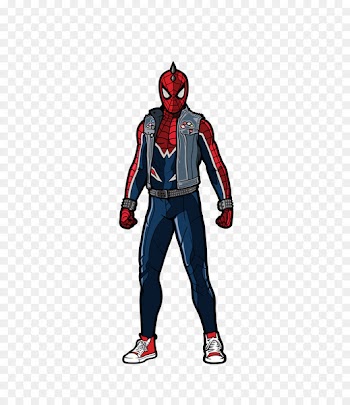 Spider-Man Spider-Verse Spider-Punk Marvel Comics Action & Toy Figures - spiderman 