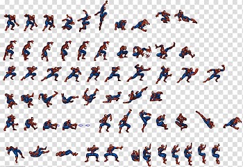 Spider-Man Super Nintendo Entertainment System Sprite Pivot Animator, spider-man transparent background PNG clipart