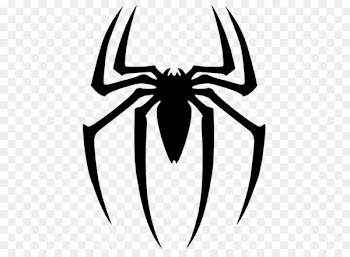 Spider-Man Superhero Clip art - Black spider siluet logo PNG image 