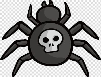 Spider , Skeleton spider transparent background PNG clipart