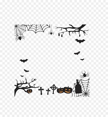 Spider Template - Halloween dead spider 