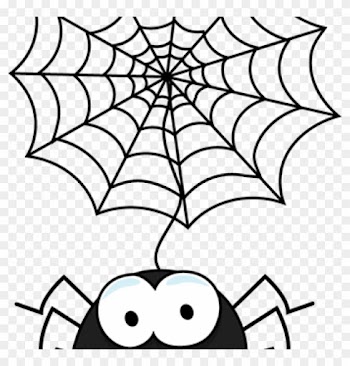 Spider Web Clipart Spider Web Border Clipart Clipart - Spider Trick Or Treat Canvas Halloween Treat Bag