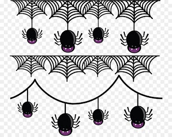 Spider web Halloween Clip art - Halloween Spider Pictures 