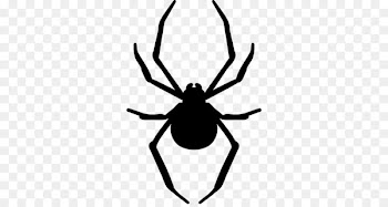 Spider web Stencil Silhouette - spider 