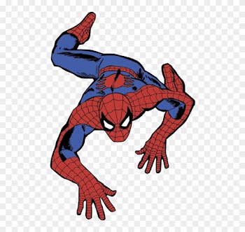 Spiderman Clipart Climbing Wall - Spiderman Comic