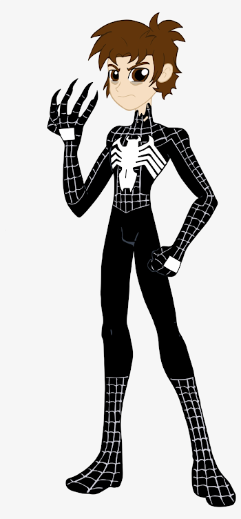 Spiders And Magic - Draw Symbiote Spiderman PNG Image ...