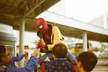 Spidey real busy
