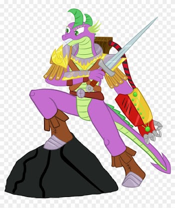 Spike The Dragon Guard By Bonaxor Spike The Dragon - Baby Spike The Dragon