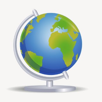 Spinning globe clipart, education illustration | Free Vector - rawpixel