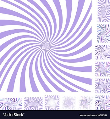 Spiral Background Design Set vector image