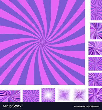 Spiral Background Design Set vector image