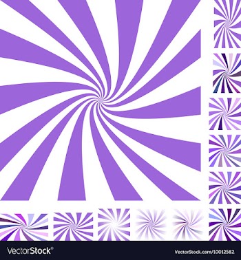 Spiral Background Design Set vector image