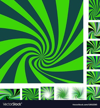 Spiral Background Design Set vector image