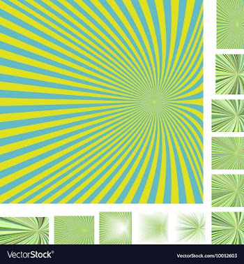 Spiral Background Design Set vector image