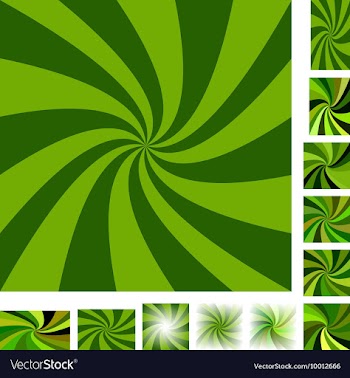 Spiral Background Design Set vector image