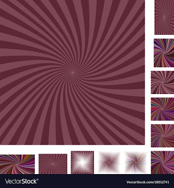 Spiral Background Design Set vector image