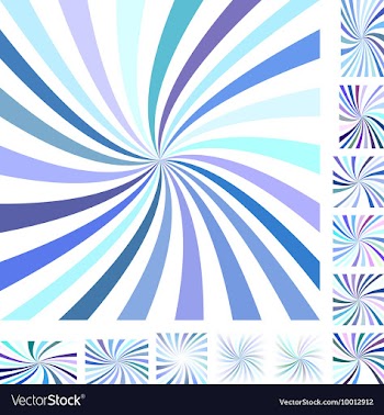 Spiral Background Design Set vector image