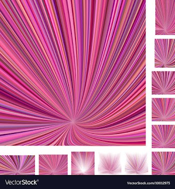 Spiral Background Design Set vector image