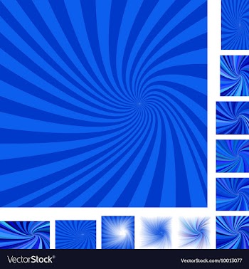 Spiral Background Design Set vector image