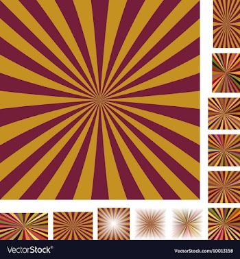Spiral Background Design Set vector image