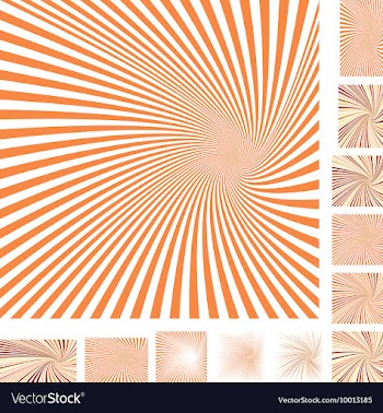 Spiral Background Design Set vector image