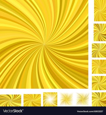 Spiral Background Design Set vector image