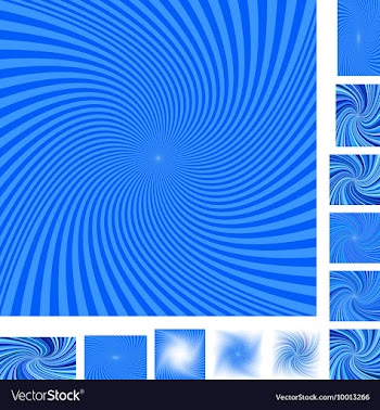 Spiral Background Design Set vector image