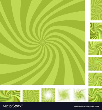 Spiral Background Design Set vector image