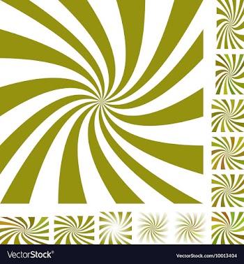 Spiral Background Design Set vector image