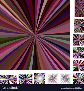 Spiral Background Design Set vector image