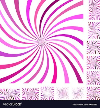Spiral Background Design Set vector image