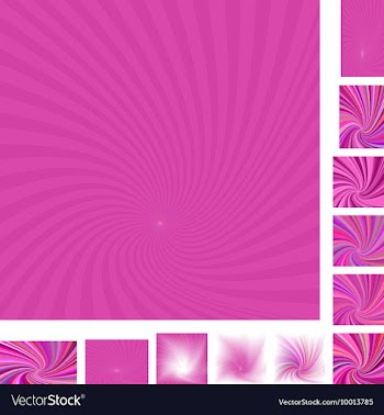 Spiral Background Design Set vector image