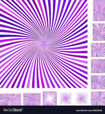 Spiral Background Design Set vector image