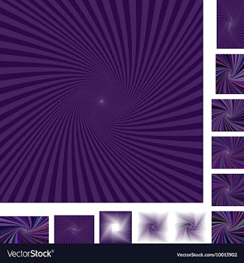 Spiral Background Design Set vector image