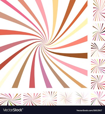 Spiral Background Design Set vector image