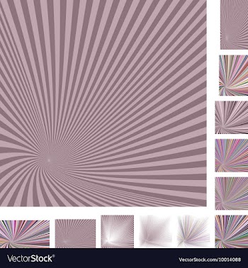 Spiral Background Design Set vector image