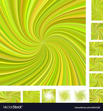 Spiral Background Design Set vector image