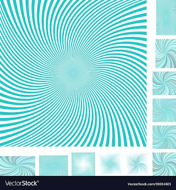 Spiral Background Design Set vector image